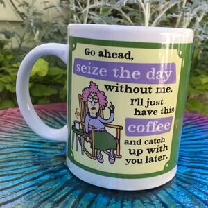 Aunty Acid coffee mug seize the day